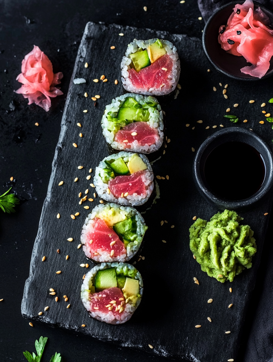 Tuna Avocado Futomaki